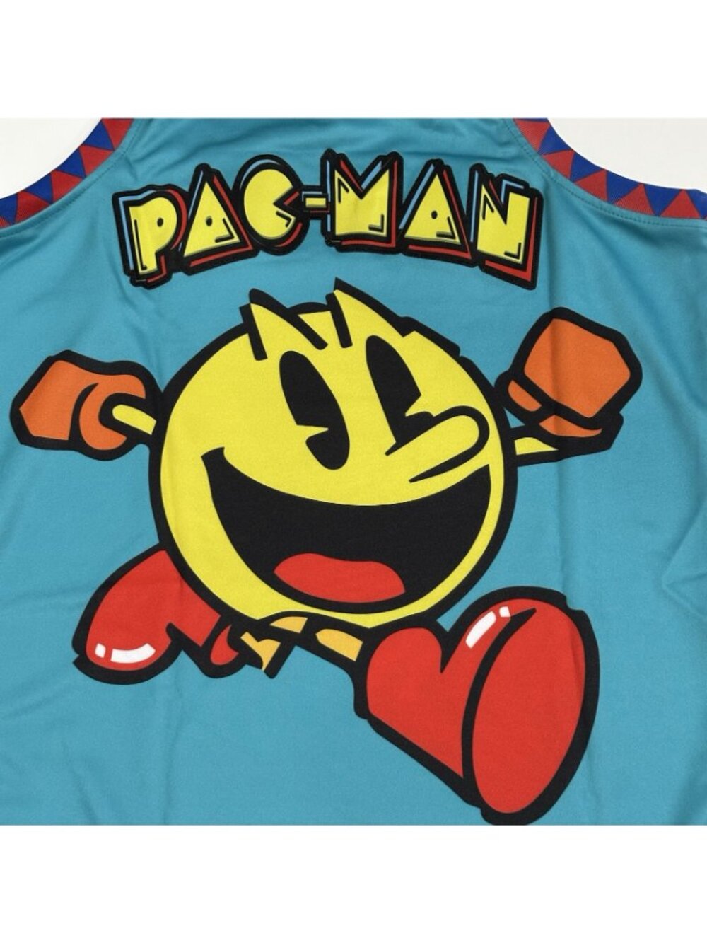 Pac-Man Jersey Headgear Classics Blue 1980 Retro Arcade Game Large 28.5x22 - Picture 8 of 8